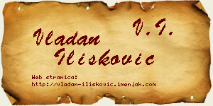 Vladan Ilišković vizit kartica